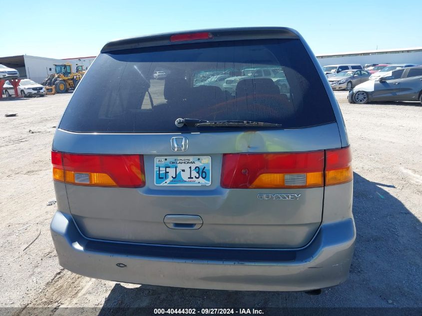 2002 Honda Odyssey Lx VIN: 5FNRL18582B033207 Lot: 40444302