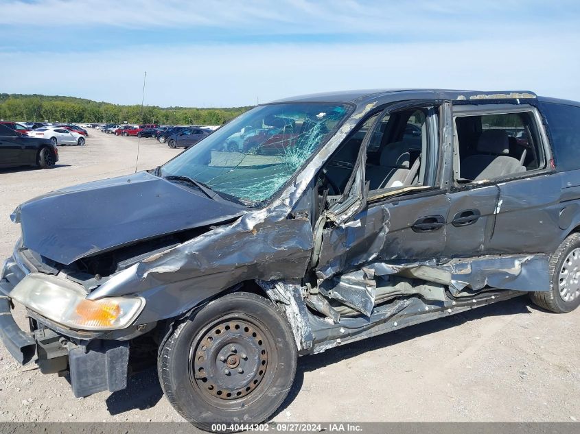 2002 Honda Odyssey Lx VIN: 5FNRL18582B033207 Lot: 40444302