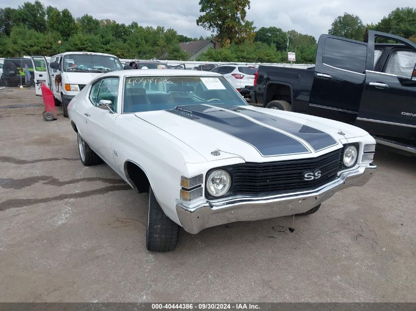 1972 Chevrolet Chevelle VIN: 00001D37F2B506639 Lot: 40444386