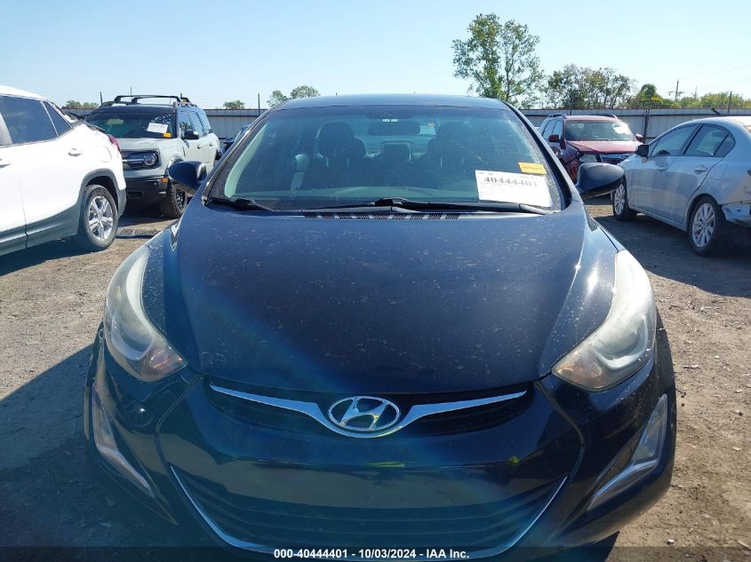 2014 Hyundai Elantra Se VIN: 5NPDH4AE6EH539504 Lot: 40444401