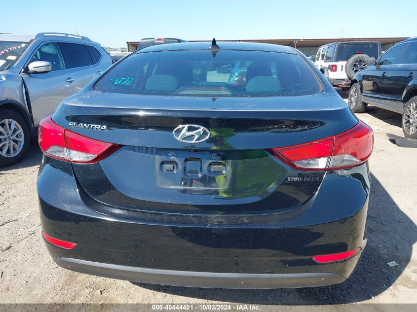 2014 Hyundai Elantra Se VIN: 5NPDH4AE6EH539504 Lot: 40444401