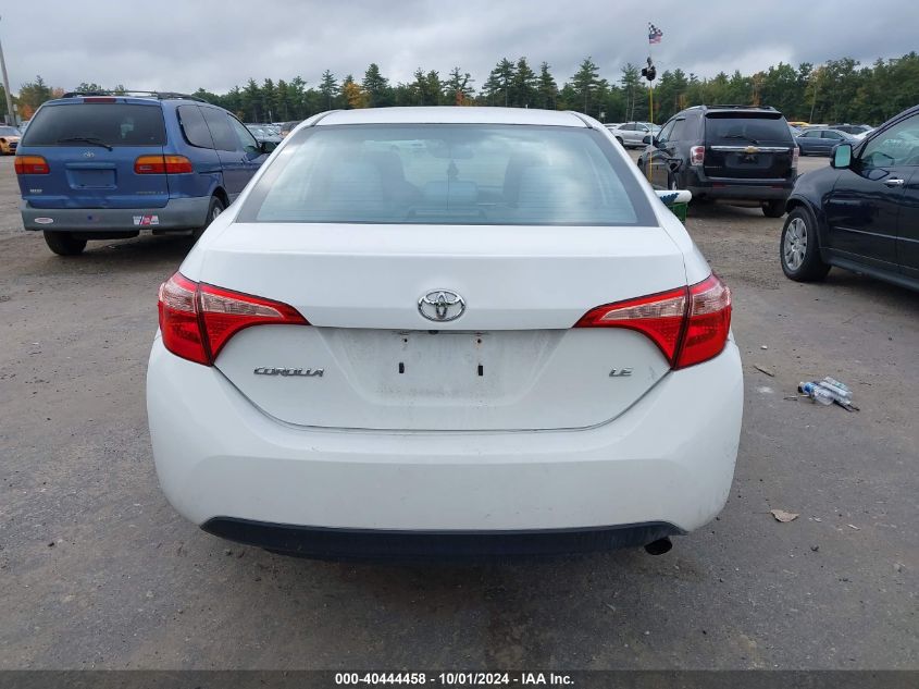 2017 Toyota Corolla Le VIN: 2T1BURHE1HC784871 Lot: 40444458