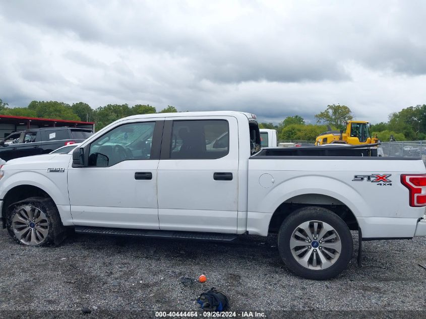 2018 Ford F-150 Supercrew VIN: 1FTEW1E55JKF32896 Lot: 40444464