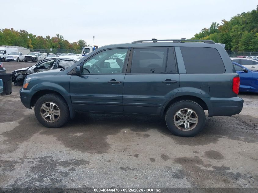 2004 Honda Pilot Exl VIN: 2HKYF18574H564390 Lot: 40444470