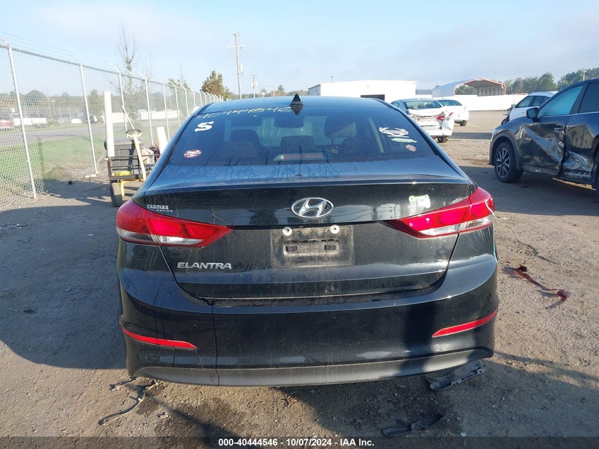 5NPD84LF6JH369385 2018 Hyundai Elantra Sel/Value/Limited