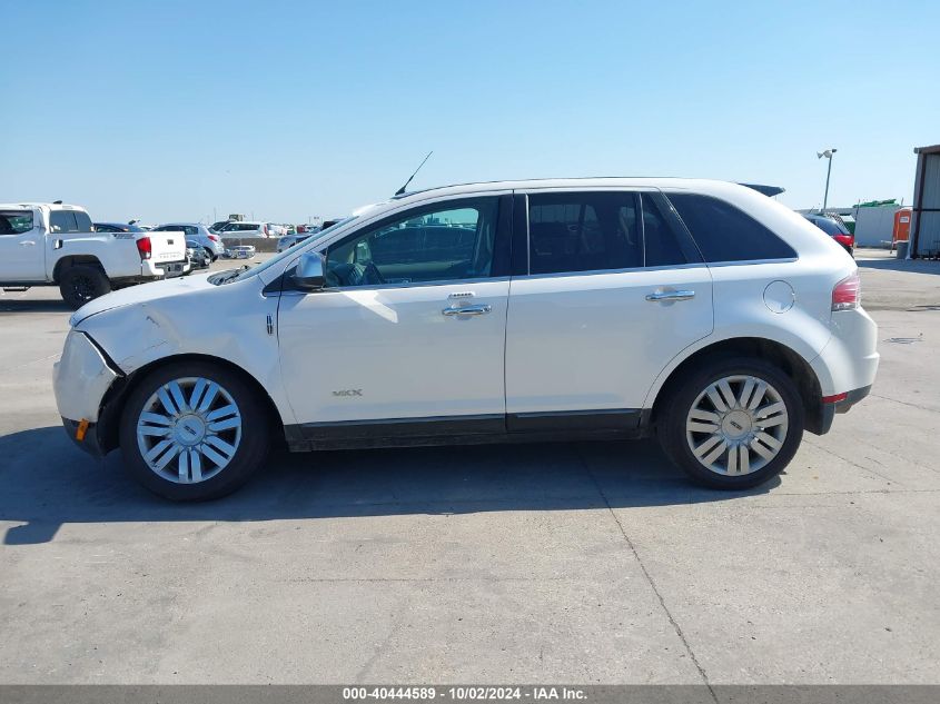 2010 Lincoln Mkx VIN: 2LMDJ6JC5ABJ32102 Lot: 40444589