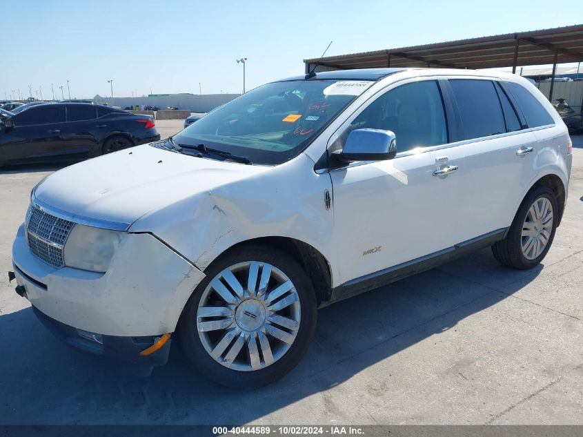 2010 Lincoln Mkx VIN: 2LMDJ6JC5ABJ32102 Lot: 40444589