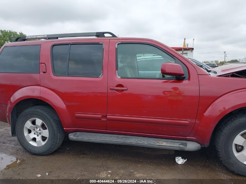 5N1AR18W56C625604 2006 Nissan Pathfinder Se