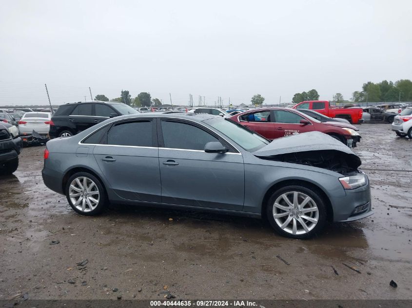 2013 Audi A4 2.0T Premium VIN: WAUFFAFL7DN050223 Lot: 40444635