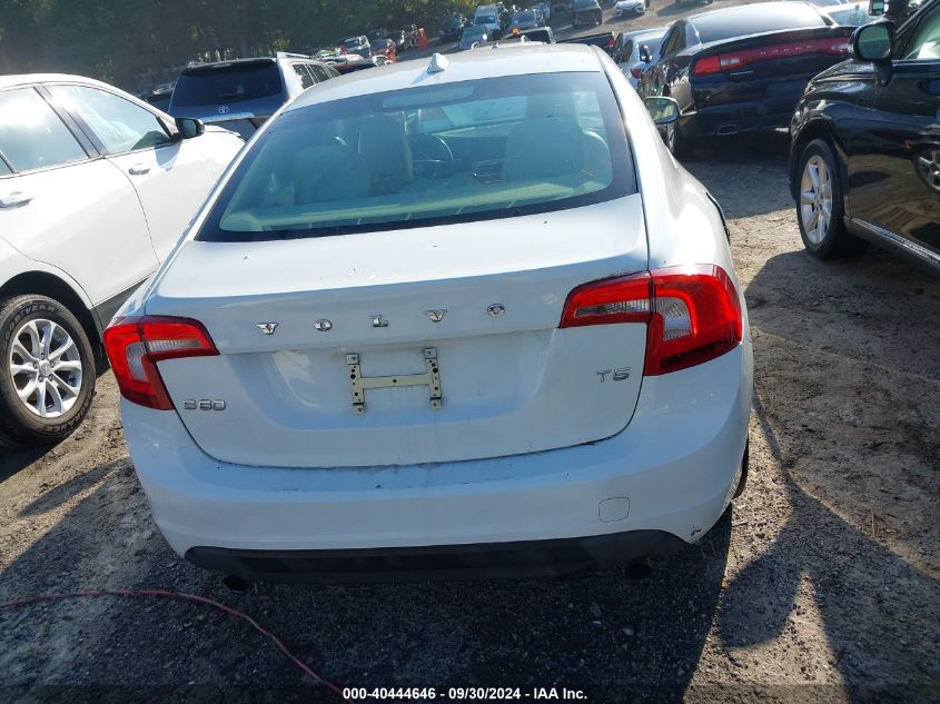 2012 Volvo S60 T5 VIN: YV1622FS9C2123632 Lot: 40444646