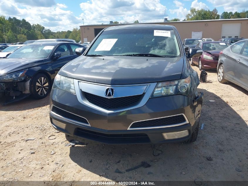 2011 Acura Mdx VIN: 2HNYD2H29BH534857 Lot: 40444669