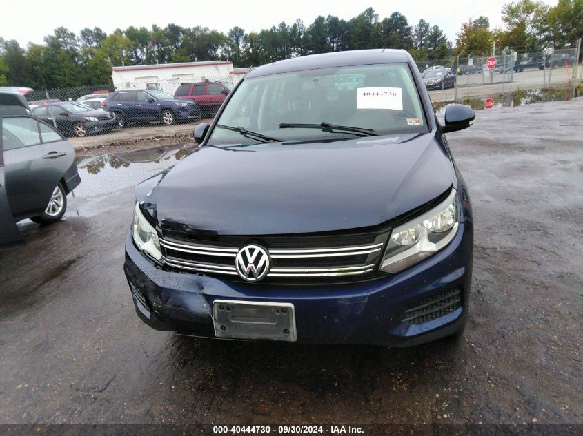 2012 Volkswagen Tiguan S VIN: WVGAV7AX6CW556076 Lot: 40444730