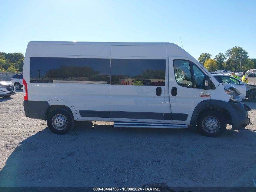 2016 Ram Promaster 2500 Window Van High Roof VIN: 3C6TRVPGXGE122764 Lot: 40444756