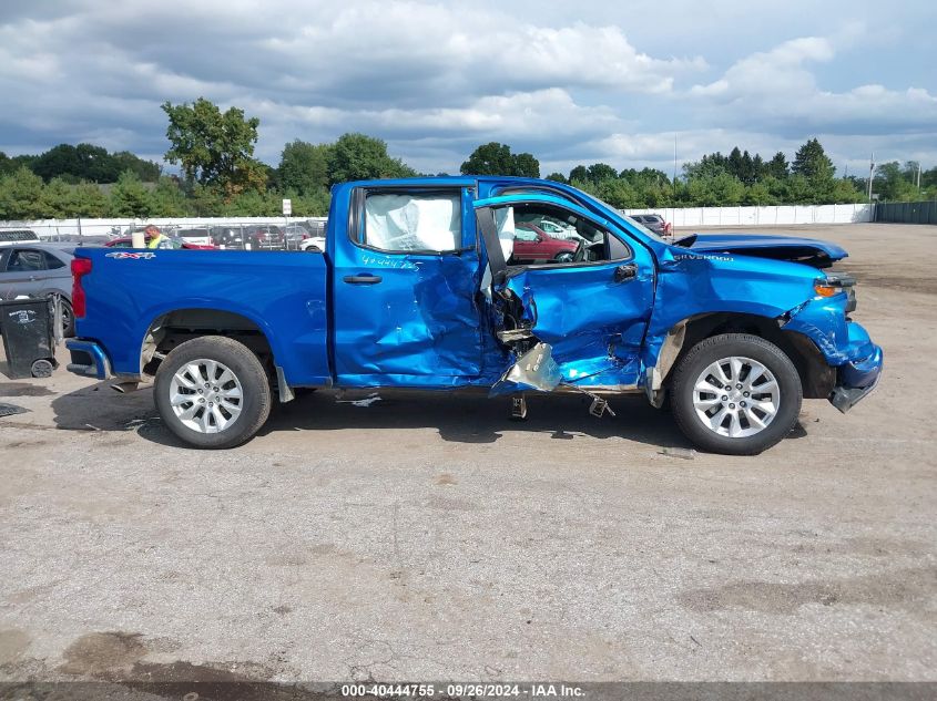 2022 Chevrolet Silverado 1500 4Wd Short Bed Custom VIN: 1GCPDBEK6NZ607936 Lot: 40444755