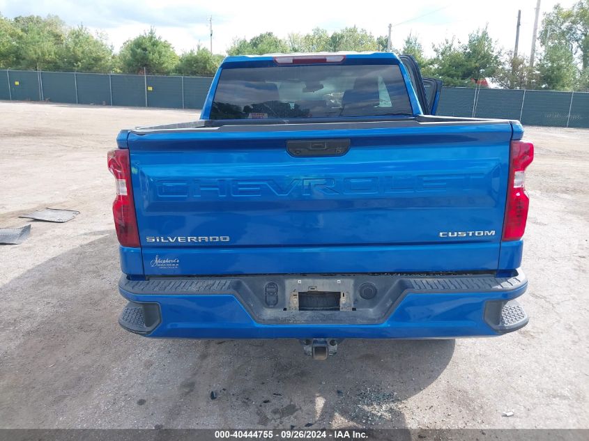 2022 Chevrolet Silverado 1500 4Wd Short Bed Custom VIN: 1GCPDBEK6NZ607936 Lot: 40444755