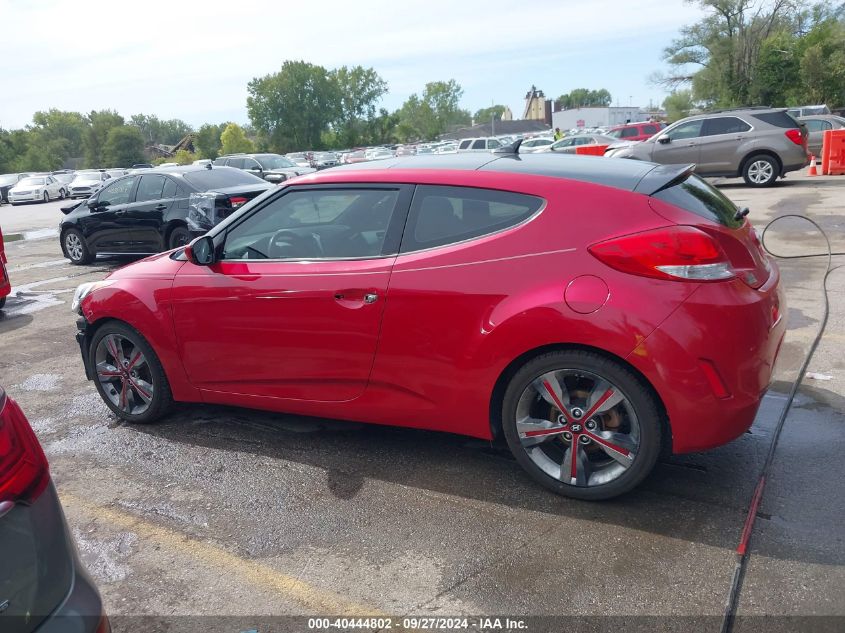 2016 Hyundai Veloster VIN: KMHTC6AD0GU281420 Lot: 40444802