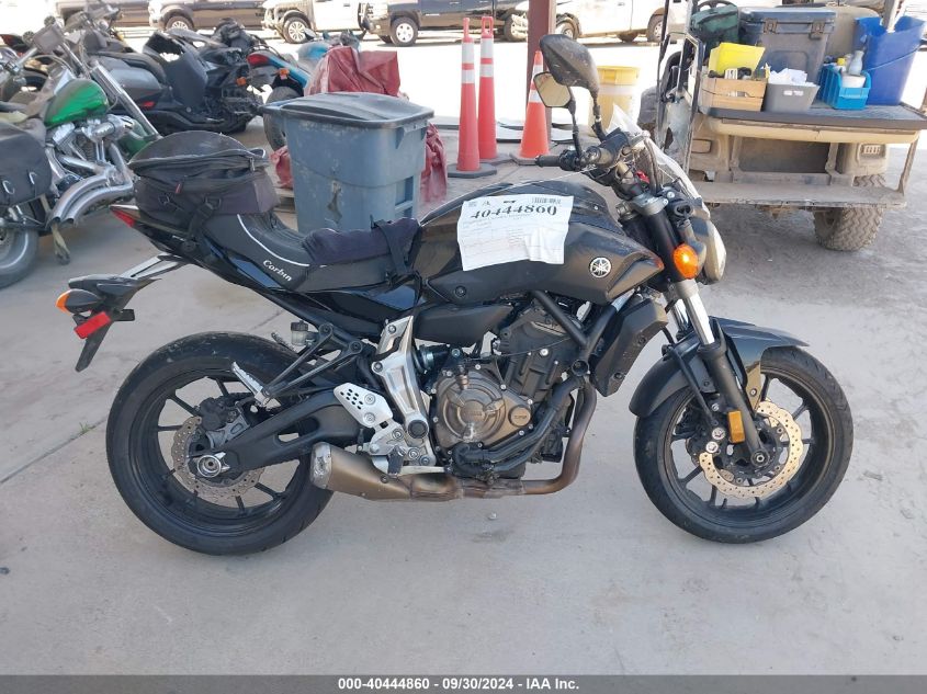 2016 Yamaha Fz07 VIN: JYARM06E2GA009197 Lot: 40444860