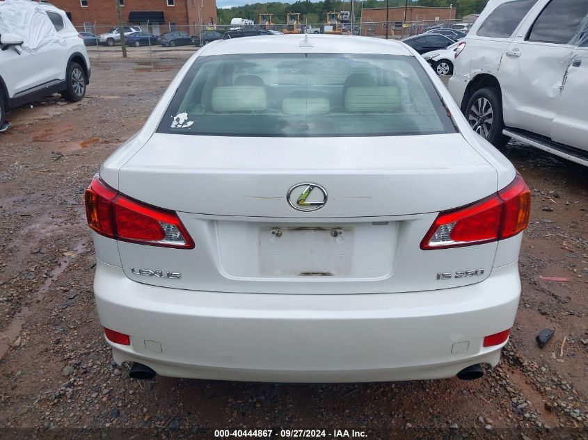 2010 Lexus Is 250 VIN: JTHBF5C23A5118239 Lot: 40444867