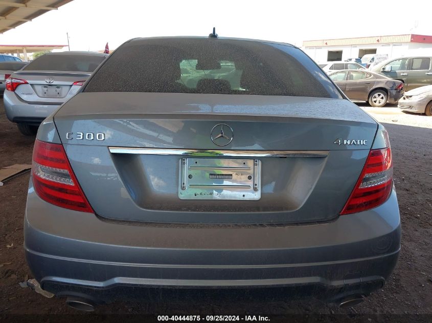 2012 Mercedes-Benz C 300 Luxury 4Matic/Sport 4Matic VIN: WDDGF8BB9CR228188 Lot: 40444875