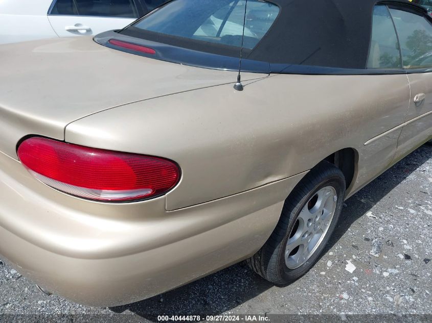 2000 Chrysler Sebring Jxi VIN: 3C3EL55HXYT256285 Lot: 40444878