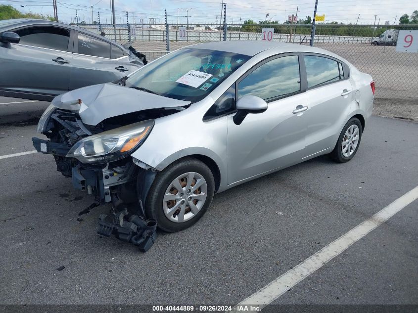 VIN KNADM4A37F6455663 2015 KIA RIO no.2