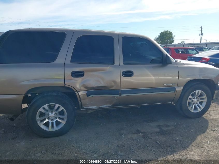 2003 Chevrolet Tahoe Ls VIN: 1GNEC13V03R150465 Lot: 40444890