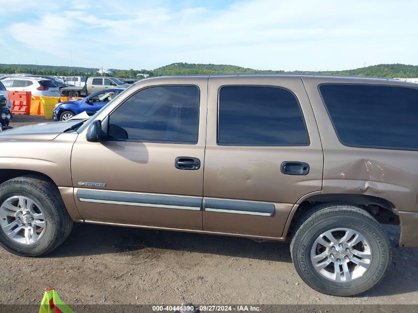 2003 Chevrolet Tahoe Ls VIN: 1GNEC13V03R150465 Lot: 40444890