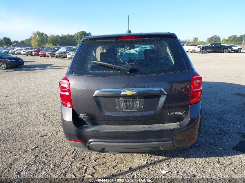 2016 Chevrolet Equinox Ls VIN: 2GNFLEEK8G6348453 Lot: 40444904