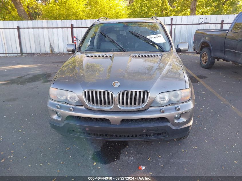 5UXFB53505LV17943 2005 BMW X5 4.4I