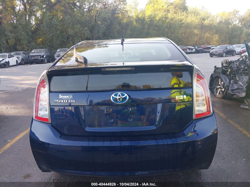 2014 Toyota Prius Two VIN: JTDKN3DUXE1776100 Lot: 40444926