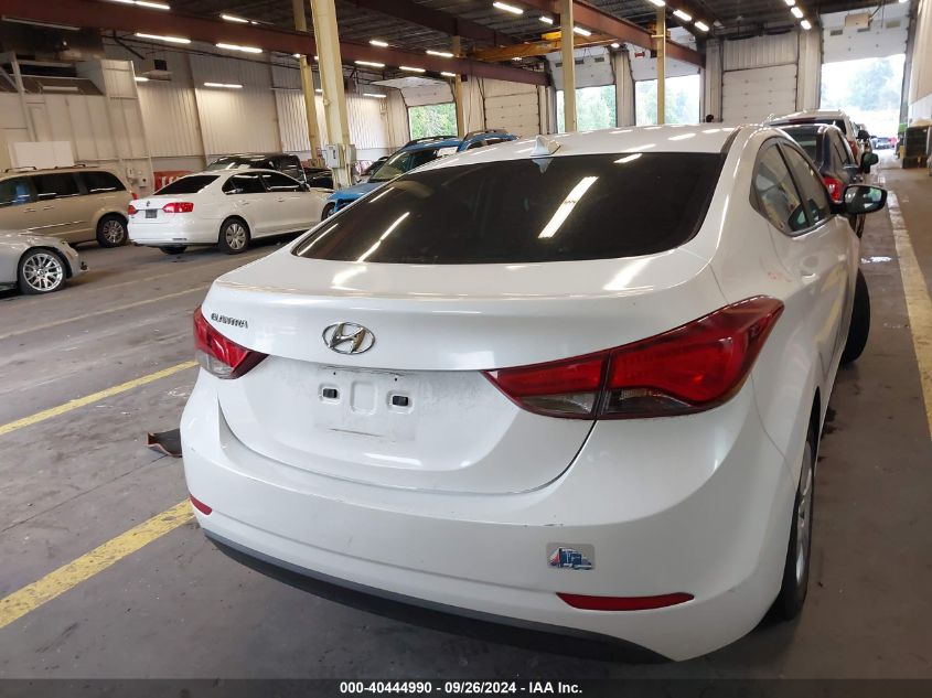 2016 Hyundai Elantra Se/Sport/Limited VIN: 5NPDH4AE4GH694362 Lot: 40444990