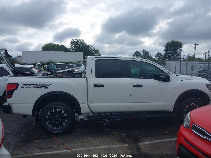 2020 Nissan Titan Pro-4X 4X4 VIN: 1N6AA1EDXLN501677 Lot: 40444992