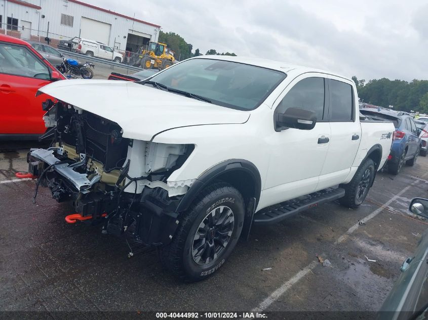 2020 Nissan Titan Pro-4X 4X4 VIN: 1N6AA1EDXLN501677 Lot: 40444992