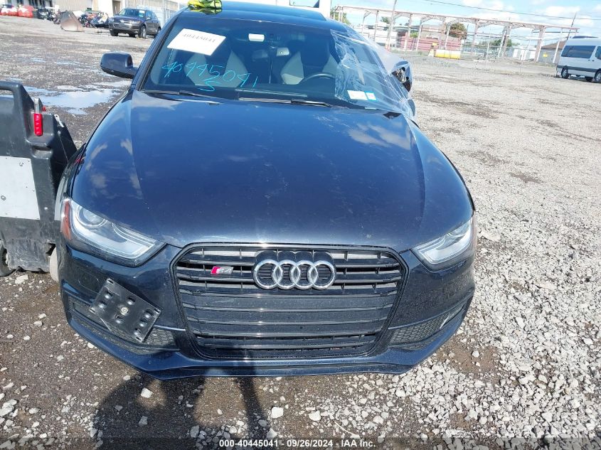 2014 Audi S4 3.0T Premium Plus VIN: WAUBGAFLXEA151647 Lot: 40445041