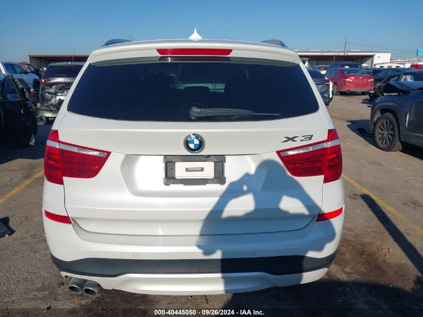 2017 BMW X3 Sdrive28I VIN: 5UXWZ7C54H0U46243 Lot: 40445050