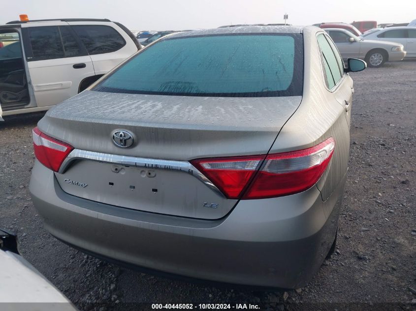 2015 Toyota Camry Le VIN: 4T4BF1FK3FR491737 Lot: 40445052