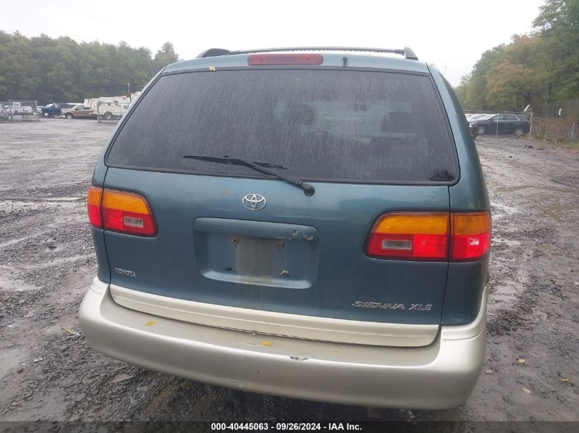 2000 Toyota Sienna Xle VIN: 4T3ZF13C7YU234838 Lot: 40445063