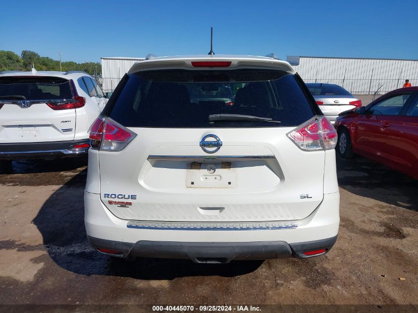 2015 Nissan Rogue Sl VIN: 5N1AT2MT1FC758038 Lot: 40445070