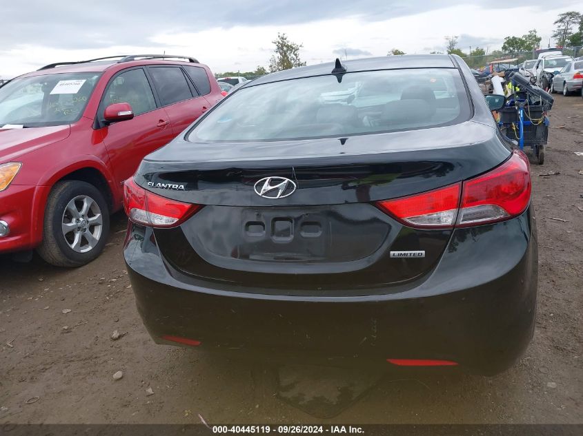 2013 Hyundai Elantra Gls/Limited VIN: KMHDH4AE6DU697356 Lot: 40445119