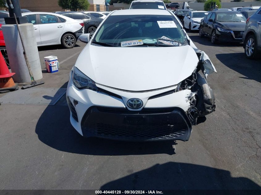 2017 Toyota Corolla Se VIN: 5YFBURHEXHP650912 Lot: 40445128