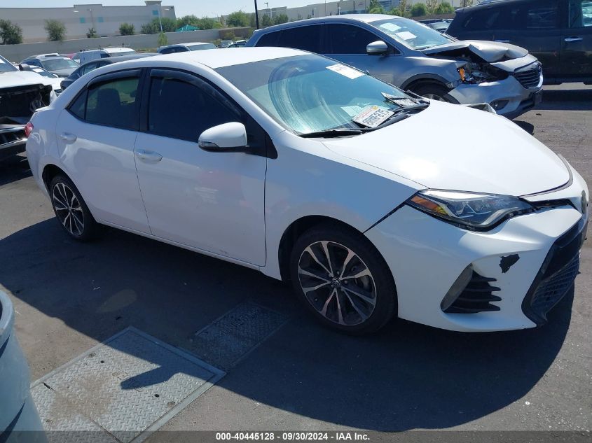 2017 Toyota Corolla Se VIN: 5YFBURHEXHP650912 Lot: 40445128