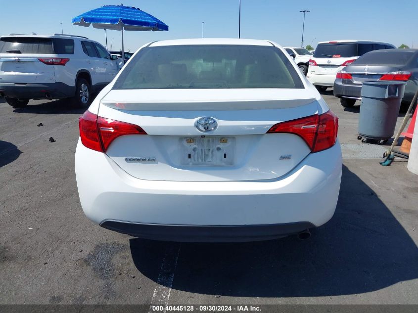 2017 Toyota Corolla Se VIN: 5YFBURHEXHP650912 Lot: 40445128