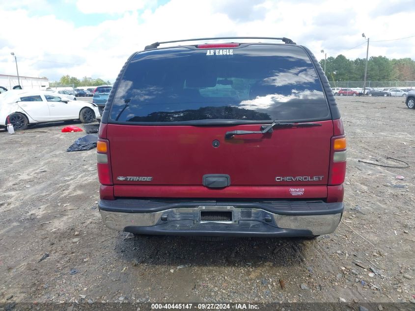 2002 Chevrolet Tahoe Ls VIN: 1GNEC13VX2J148610 Lot: 40445147