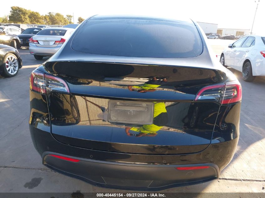 2021 Tesla Model Y Long Range Dual Motor All-Wheel Drive VIN: 5YJYGAEE9MF153900 Lot: 40445154