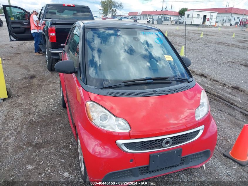 2014 Smart Fortwo Passion/Pure VIN: WMEEJ3BA0EK750523 Lot: 40445159