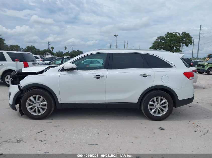 2018 Kia Sorento 2.4L Lx VIN: 5XYPG4A30JG346197 Lot: 40445203