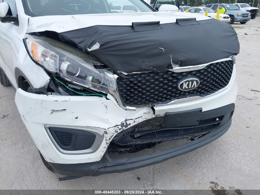 2018 Kia Sorento 2.4L Lx VIN: 5XYPG4A30JG346197 Lot: 40445203