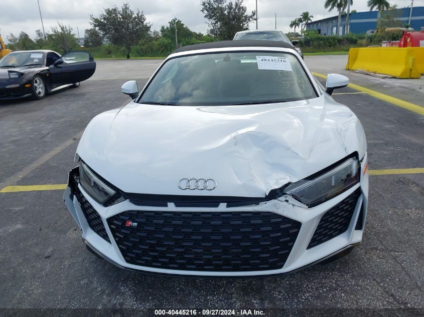 2022 Audi R8 VIN: WUACECFX5N7901001 Lot: 40445216