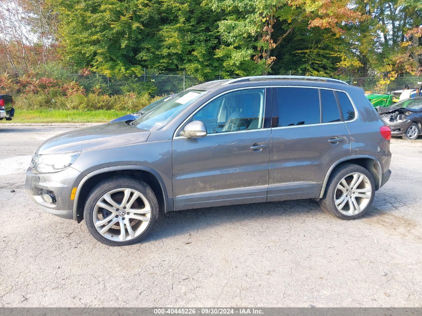 2012 Volkswagen Tiguan Sel VIN: WVGBV7AX5CW000605 Lot: 40445226