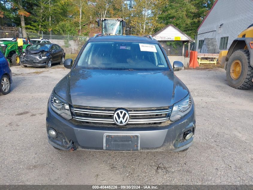 WVGBV7AX5CW000605 2012 Volkswagen Tiguan Sel